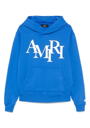 AMIRI Staggered hoodie - Blue