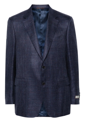 Canali single-breasted blazer - Blue