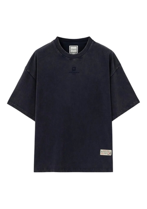 Wooyoungmi square-embroidered T-shirt - Purple