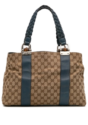 Gucci Pre-Owned 2016-2025 GG Canvas Bamboo Libeccio tote bag - Brown