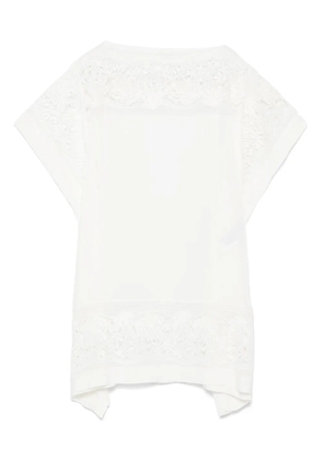 Ermanno Scervino silk dress - White