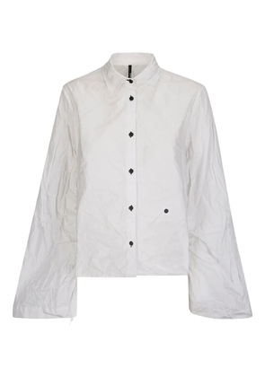 Maria Calderara bell-sleeve shirt - White