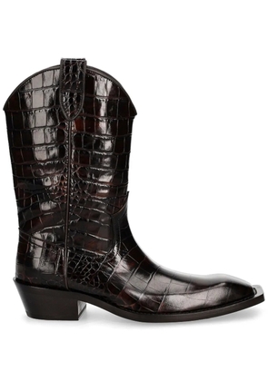 Martine Rose leather boots - Brown