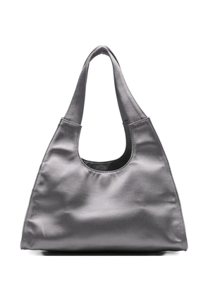 Gimaguas curved-handle tote bag - Silver