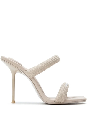 Alexander Wang Julie double-strap stiletto sandals - Neutrals