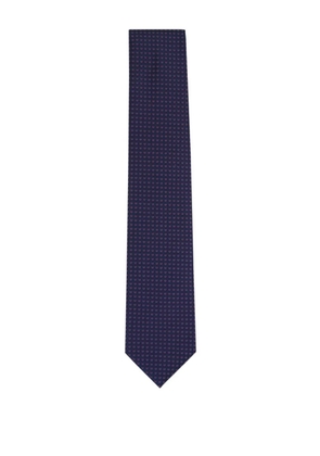 Brioni patterned tie - Blue
