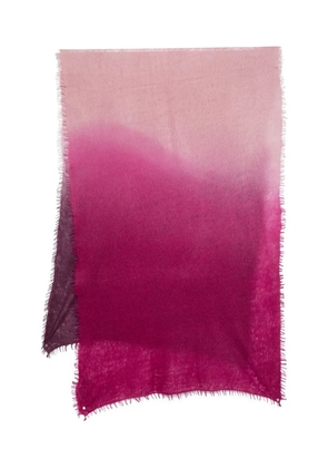 MOULETA frayed scarf - Pink