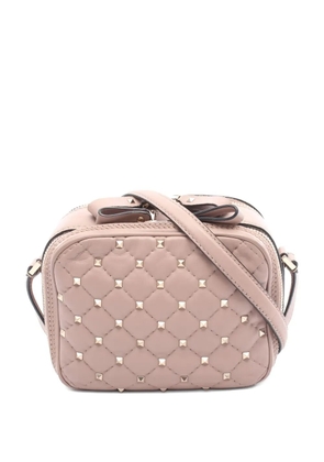 Valentino Garavani Pre-Owned 2000s Rockstud quilted shoulder bag - Pink