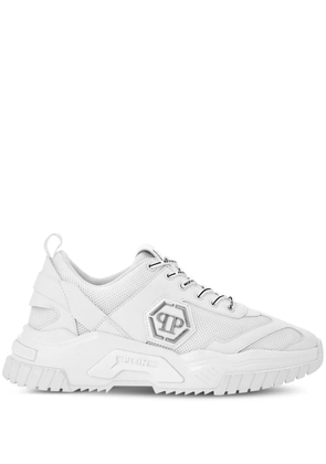 Philipp Plein Predator logo-plaque sneakers - White