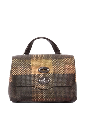 Zanellato baby Postina checked tote bag - Brown