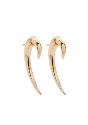 Shaun Leane Hook diamond earrings - Gold