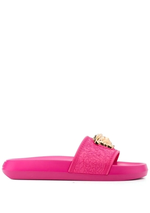 Versace Palazzo Medusa-plaque slides - Pink