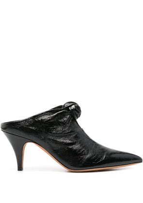 KHAITE Rowan 75mm mules - Black