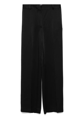 TOTEME crepe de chine trousers - Black