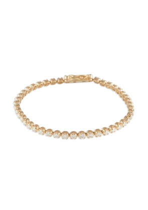LB Exclusive 14K yellow gold diamond tennis chain