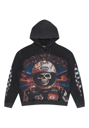 GODSPEED Racer Goldie graphic-print hoodie - Black