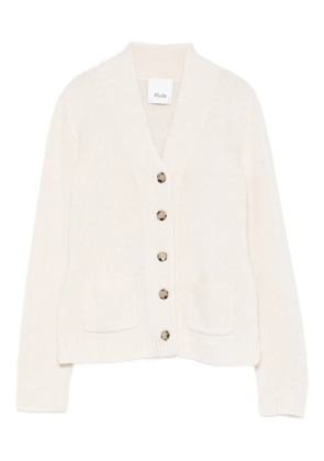 Allude button-detailed patch-pocket cardigan - Neutrals