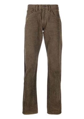 Ralph Lauren RRL bleach-wash straight-leg jeans - Brown
