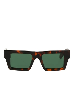 Off-White Eyewear tortoiseshell rectangle-frame sunglasses - Brown