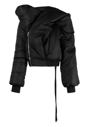 Rick Owens DRKSHDW Doll asymmetric padded bomber jacket - Black