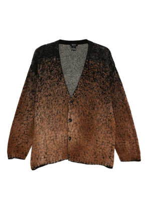 Avant Toi ombré speckled cardigan - Brown
