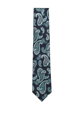 Brioni paisley-motif silk tie - Blue