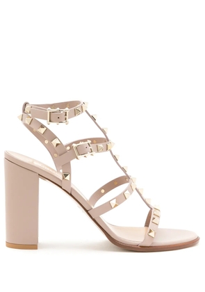 Valentino Garavani 90mm Rockstud sandals - Neutrals