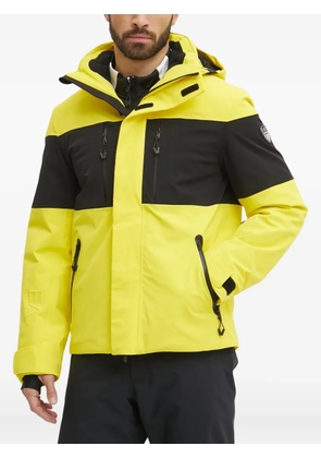 Ea7 Emporio Armani panelled hooded performance jacket - Yellow