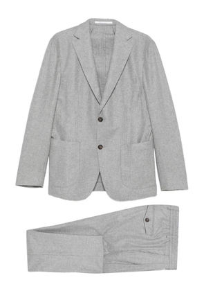 Eleventy pleated-pocket suit - Grey