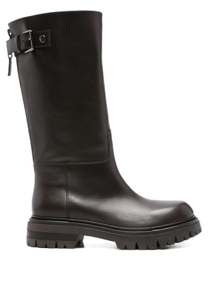 Elena Iachi buckle-detailing boots - Brown