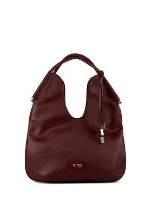 V°73 logo plaque shoulder bag - Red