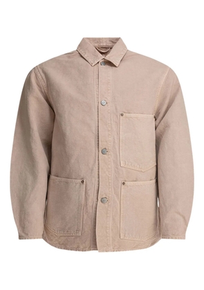 Kaptain Sunshine button-fastening shirt jacket - Pink