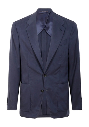 Canali two-button patch-pocket suit - Blue