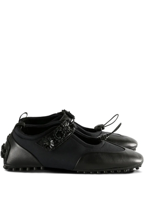 Cecilie Bahnsen embellished ballet flats - Black