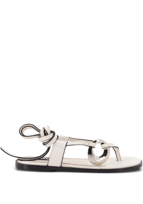 ALOHAS leather flat sandals - Neutrals
