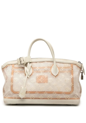 Louis Vuitton Pre-Owned 2012 Monogram Transparence Lockit East West handbag - White