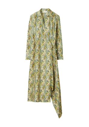 Tory Burch paisley-print wrap dress - Green