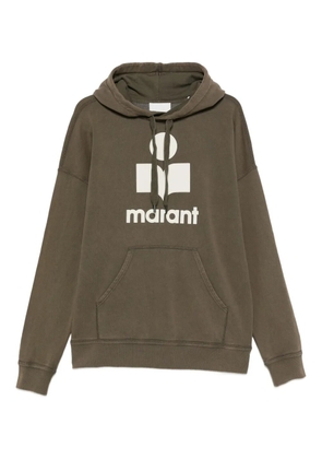 VALENTINO GARAVANI EYEWEAR logo-print hoodie - Brown