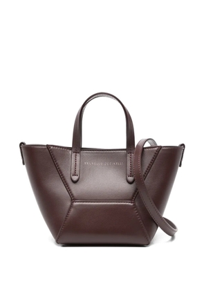 Brunello Cucinelli top handle tote bag - Red