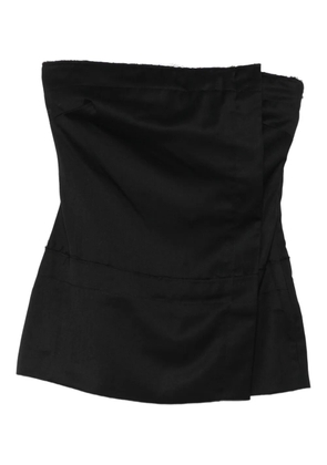 ENTIRE STUDIOS asymmetrical tube top - Black