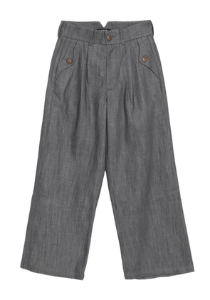 Labrum London pleated pocket pants - Grey