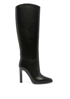 Ralph Lauren Collection Brently 100mm knee-high leather boots - Black