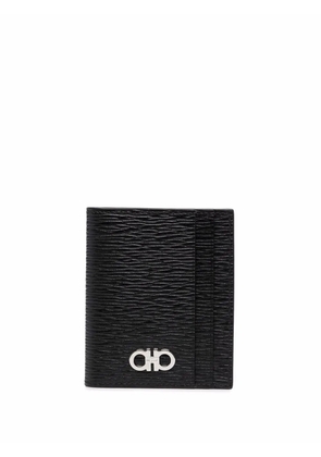 Ferragamo Gancini leather cardholder - Black
