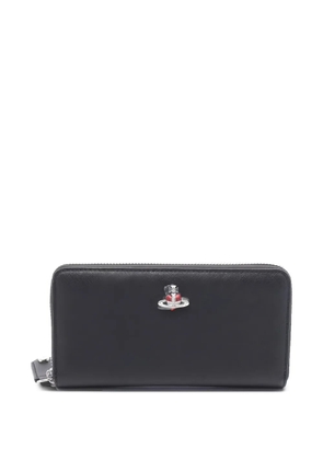Vivienne Westwood Pre-Owned 2020s Orb zip-around wallet - Black