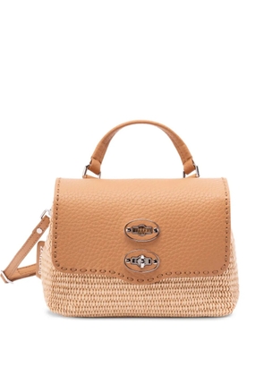 Zanellato Postina Spinnaker leather-trimmed bag - Neutrals