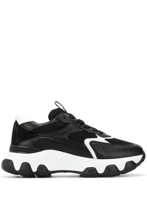 Hogan chunky contrast sole sneakers - Black