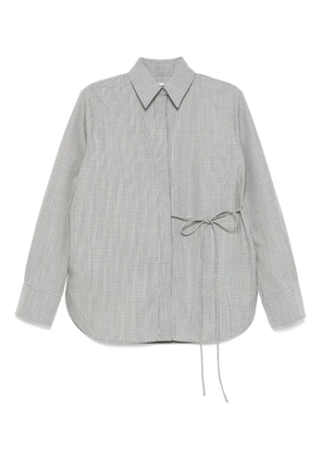 Jil Sander checked shirt - Grey