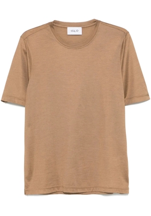 D4.0 silk T-shirt - Brown