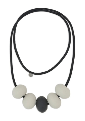 Maria Calderara Infinity Loop necklace - Black