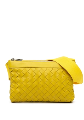 Bottega Veneta Pre-Owned 2012-2024 Nappa Intrecciato Duo crossbody bag - Yellow